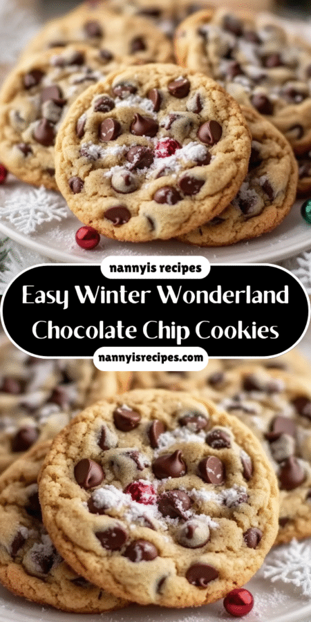 Easy Winter Wonderland Chocolate Chip Cookies for Cozy Days 7 3 2
