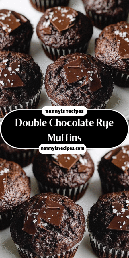 Double Chocolate Rye Muffins: Indulge in a Delicious Treat! 7 31 2