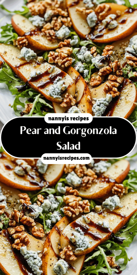 Pear and Gorgonzola Salad for Refreshing Flavor Bliss 7 35