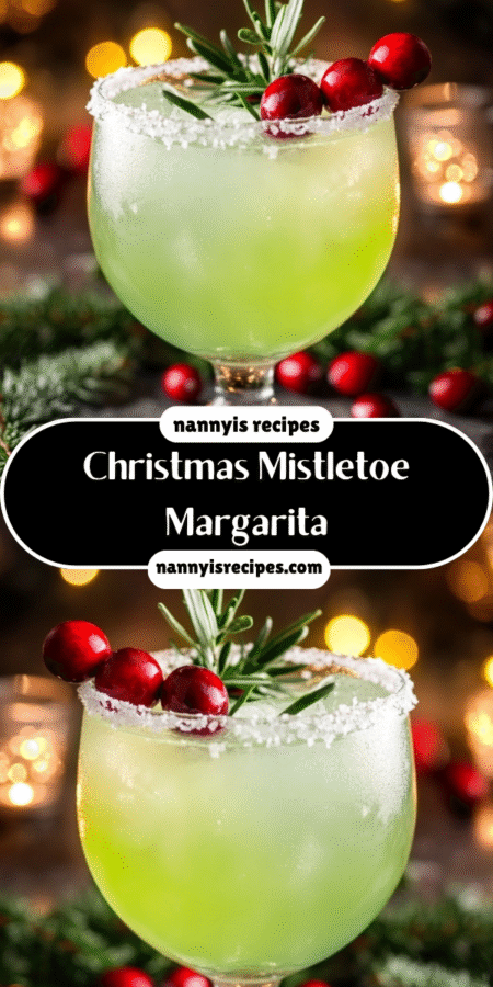 Christmas Mistletoe Margarita: A Festive Cocktail Delight! 7 4 3