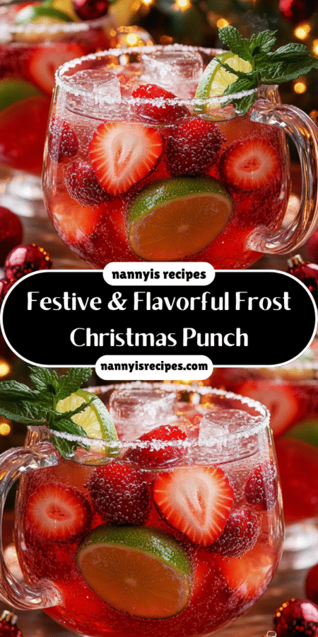 Festive & Flavorful Frost Christmas Punch to Impress Guests 7 5 3