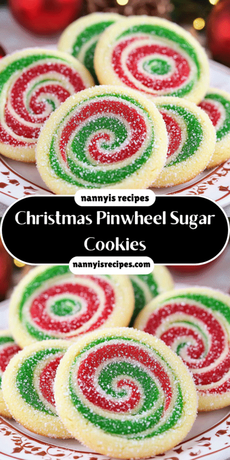 Christmas Pinwheel Sugar Cookies are a holiday delight! 7 9 2