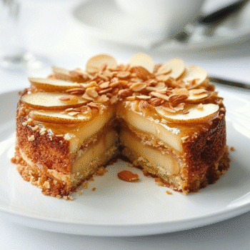 Almond Pear Cake
