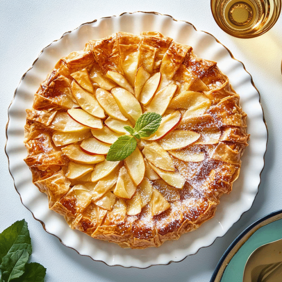 Apple Pie Fillo Cake