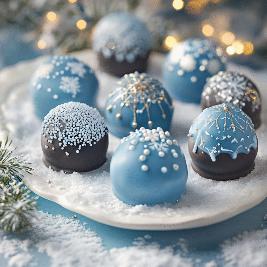 Blue Christmas Truffles: Delight Your Holiday Gatherings! 6 Blue Christmas Truffles