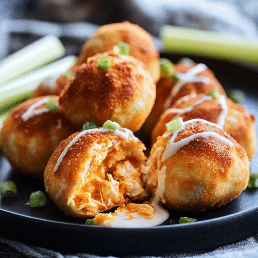 Buffalo Chicken Bombs