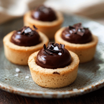Buttery Ganache Cookie Cups