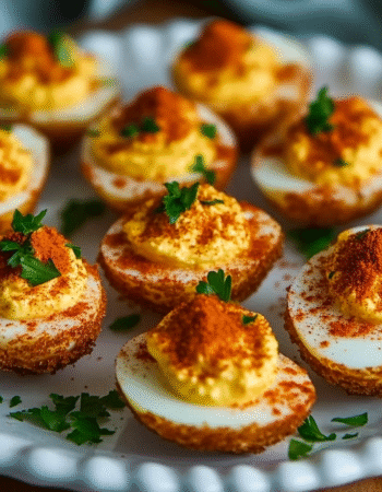 Cajun Style Fried Deviled Eggs