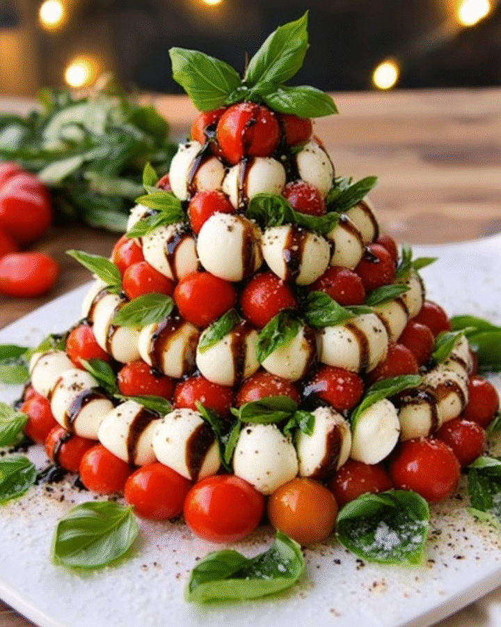 Caprese Christmas Tree: Create a Stunning Holiday Appetizer 6 Caprese Christmas Tree