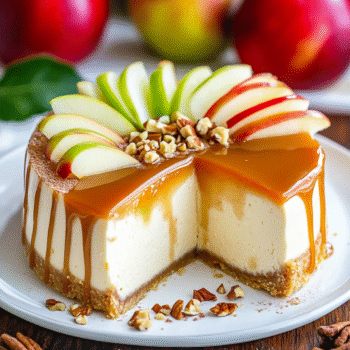 Caramel Apple Cheesecake
