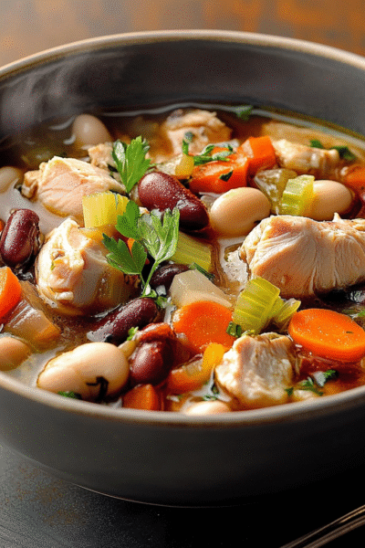 Chicken Cassoulet Soup