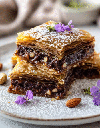 Chocolate Baklava with Parmida Chocolate Spread