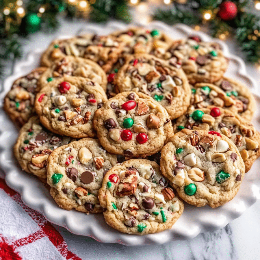 Christmas Kitchen Sink Cookies