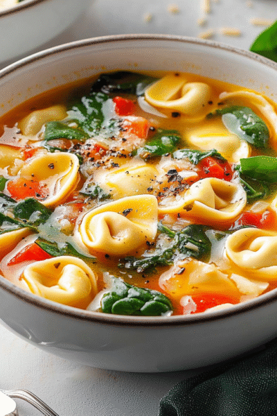 Christmas Tortellini Soup