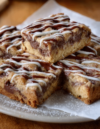 Cinnamon Biscuit Milk Truffle Squares