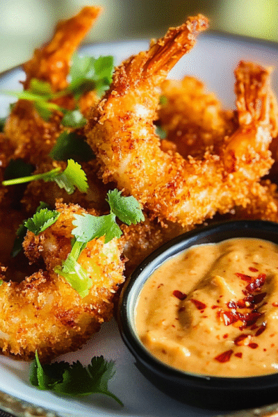 Coconut Shrimp with Bang Bang Sauce
