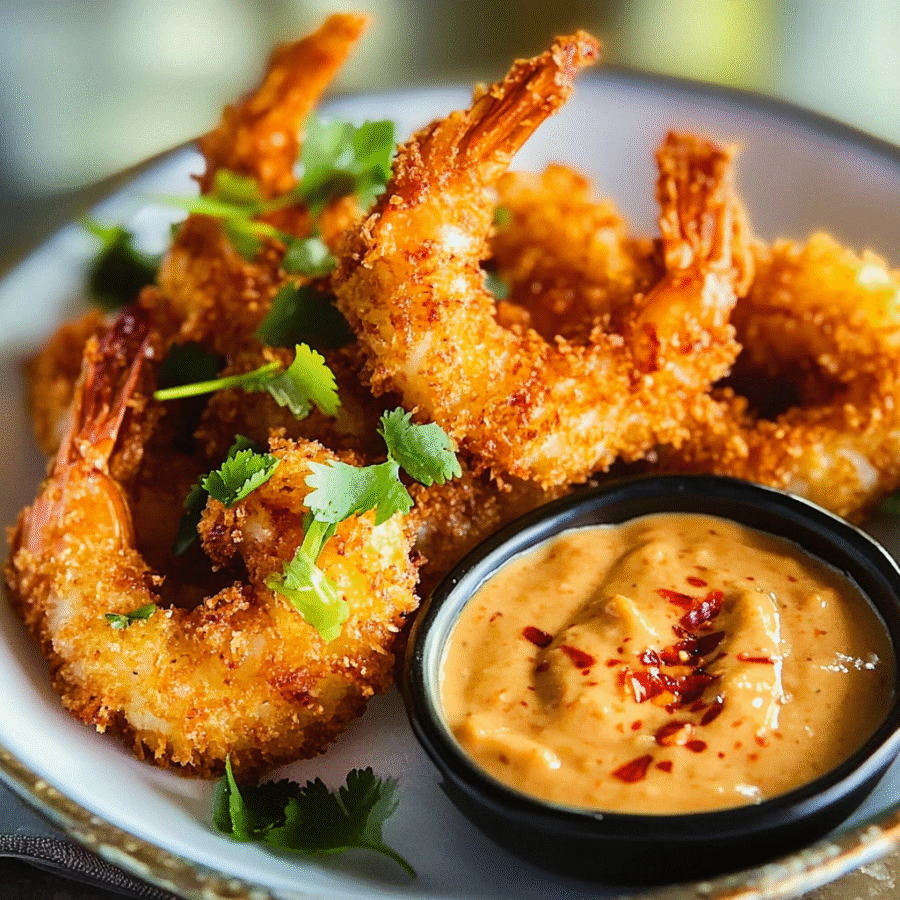 Coconut Shrimp with Bang Bang Sauce