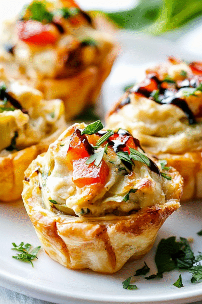 Creamy Artichoke Dip Bites