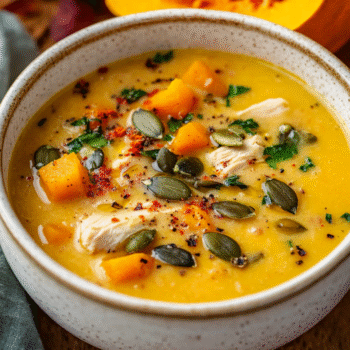 Creamy Chicken Butternut Soup