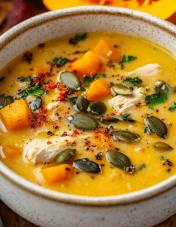 Creamy Chicken Butternut Soup