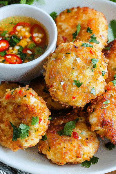 Crispy Chinese Shrimp Cakes