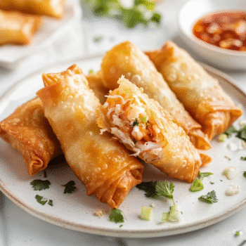 Crispy Seafood Egg Rolls