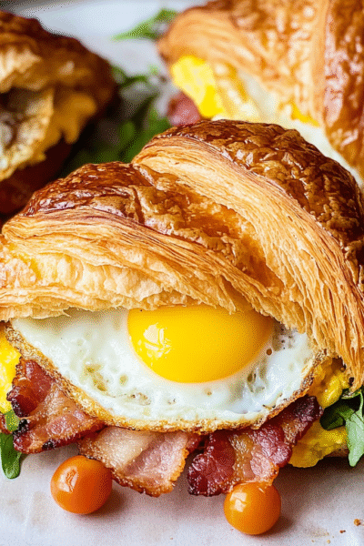 Croissant Breakfast Sandwich