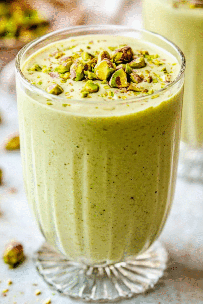 Deliciously Creamy Keto Pistachio Smoothie