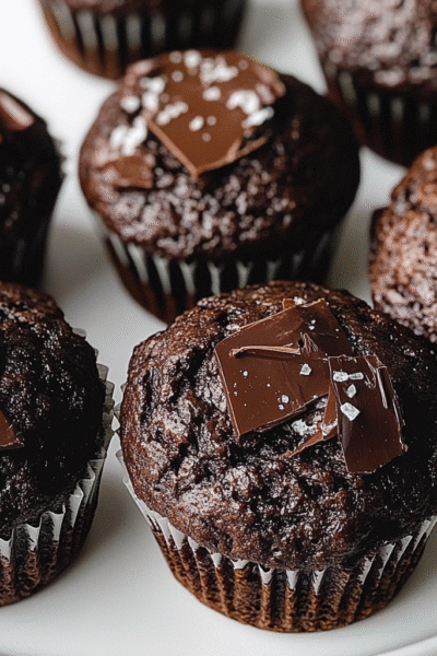 Double Chocolate Rye Muffins