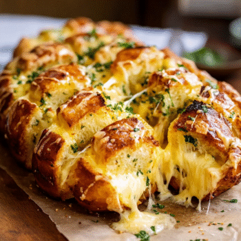 Easy Cheese and Roasted Garlic Pull-Apart Bread