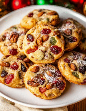 Easy Christmas Fruitcake Cookies