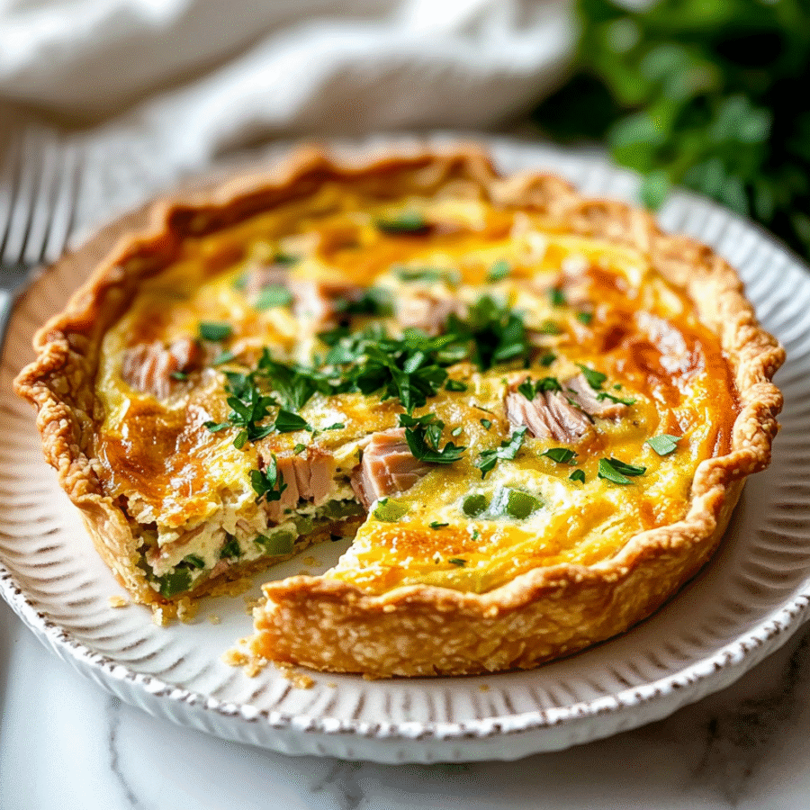 Easy Tuna Breakfast Quiche