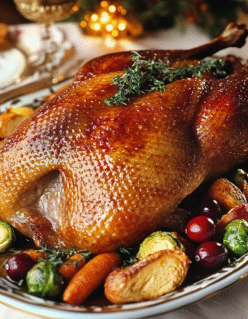 Festive Duck Fat Roasted Christmas Goose