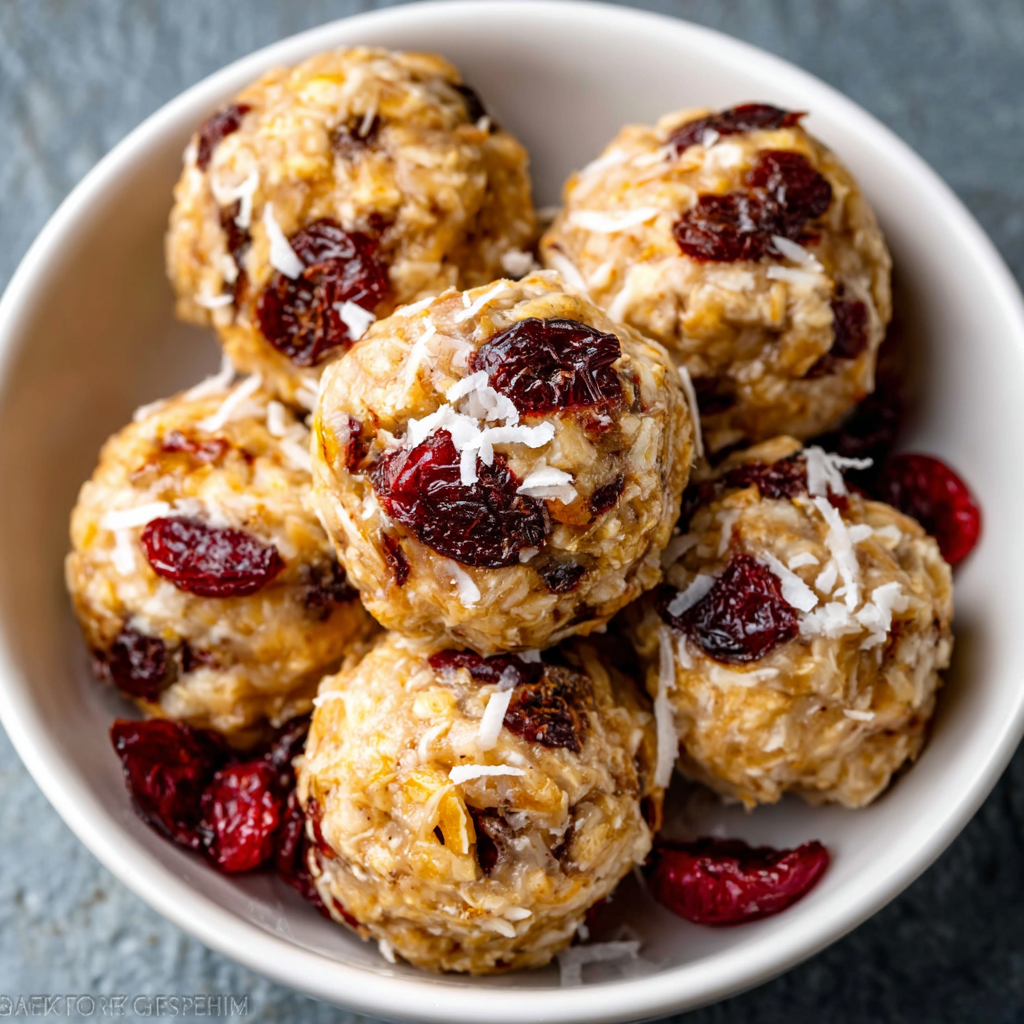 Frosted Cranberry Coconut Lace Bites