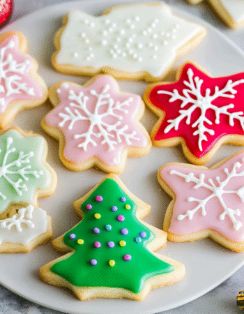 Frosted Cutout Sugar Cookies