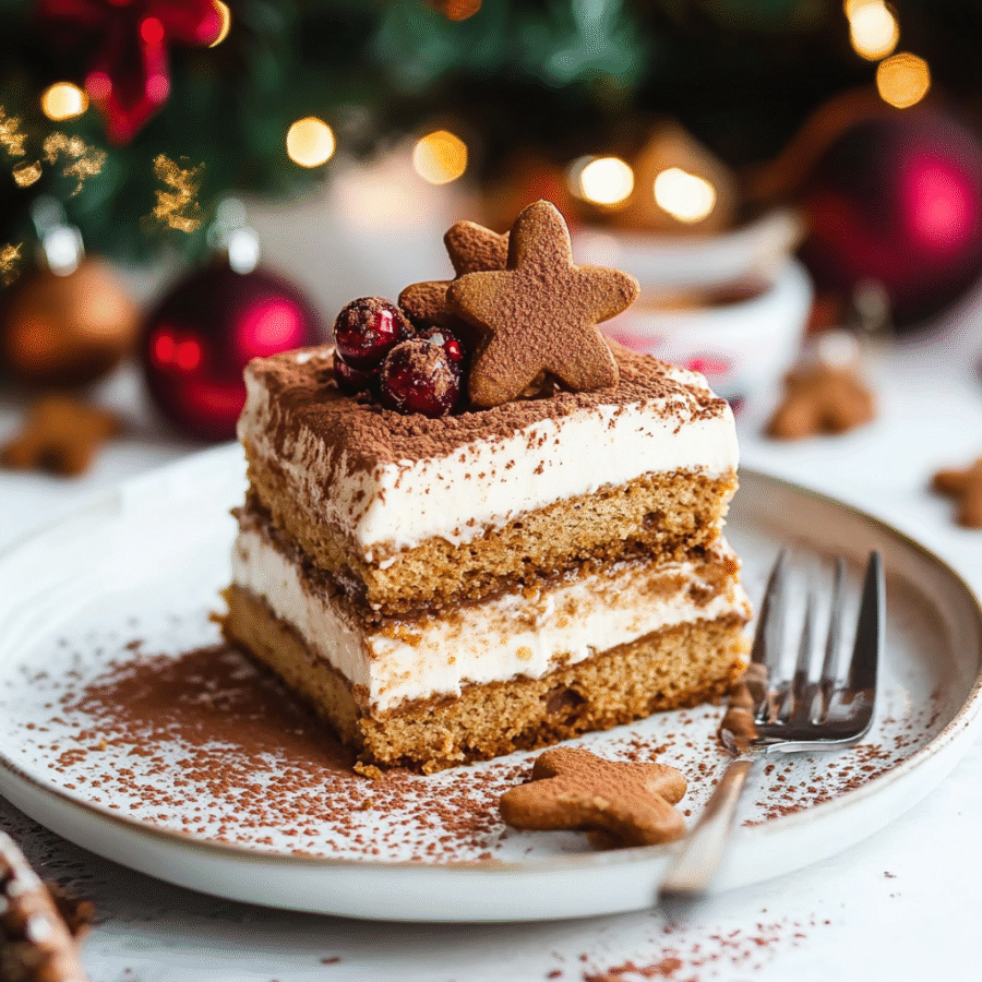 Gingerbread Tiramisu: A Festive Dessert Delight! 6 Gingerbread Tiramisu