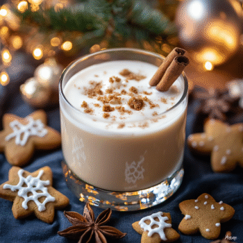 Gingerbread White Russian Holiday Cocktail