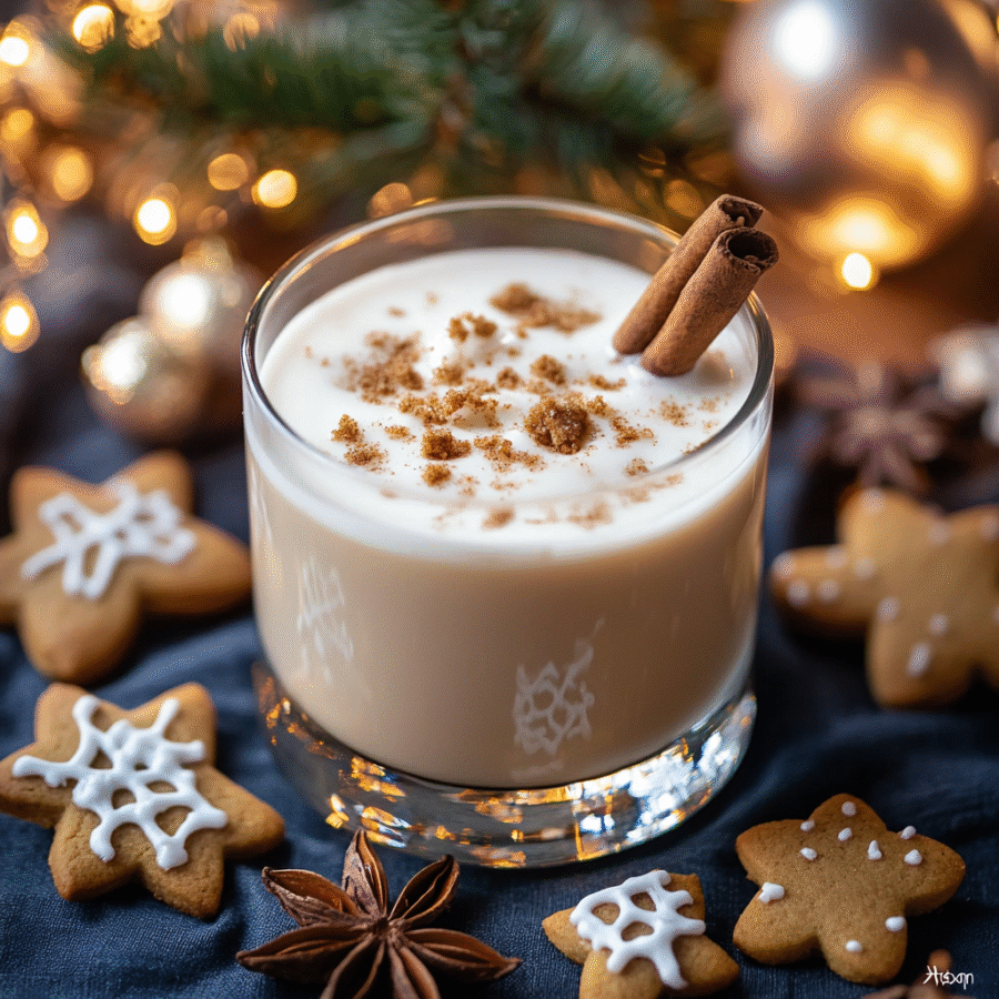 Gingerbread White Russian Holiday cdelights this season! 6 Gingerbread White Russian Holiday Cocktail