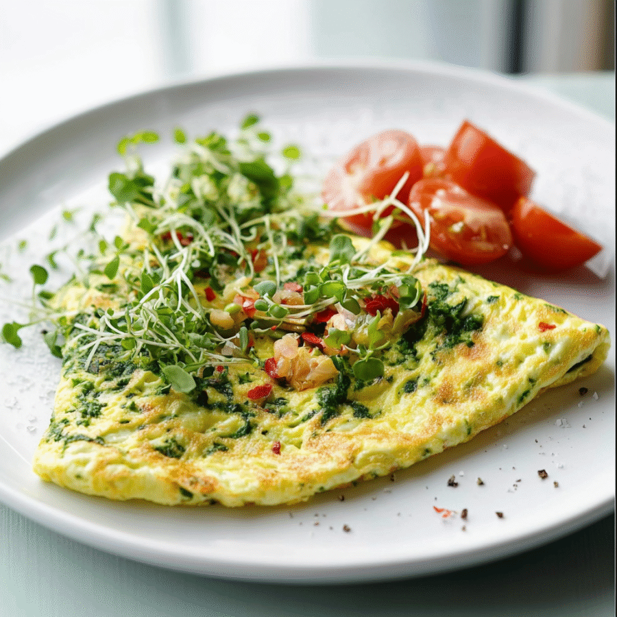 Green Omelette