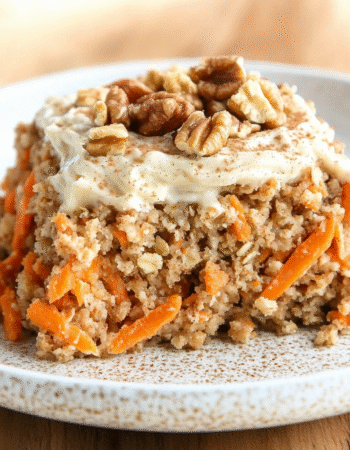 Healthy Oatmeal Carrot Cake