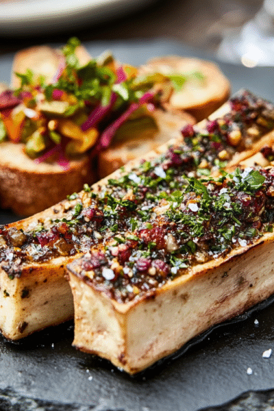 Hearth-Roasted Bone Marrow Canoes