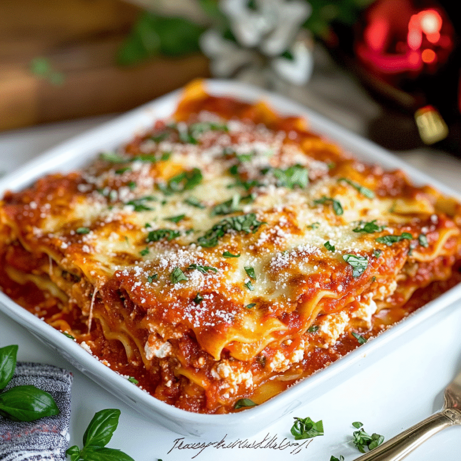 Holiday Christmas Lasagna: A Festive Family Favorite! 6 Holiday Christmas Lasagna