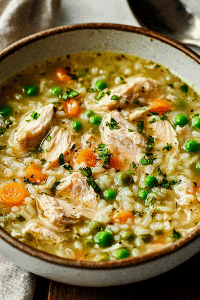 Homemade Chicken And Rice Soup