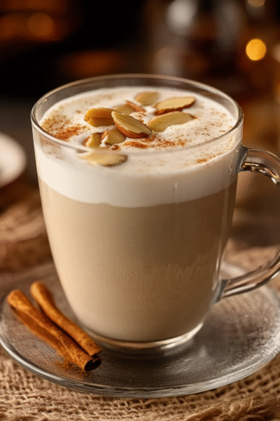 Hot Almond N Cream Drink