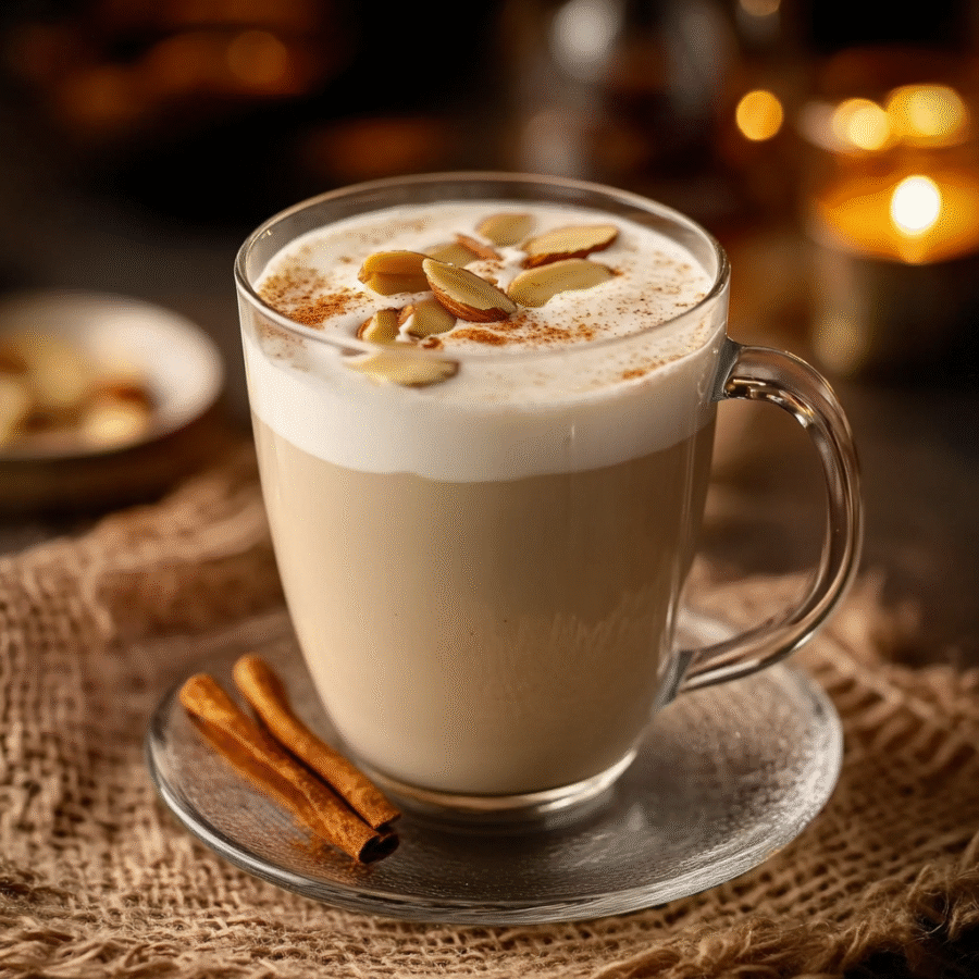 Hot Almond N Cream Drink