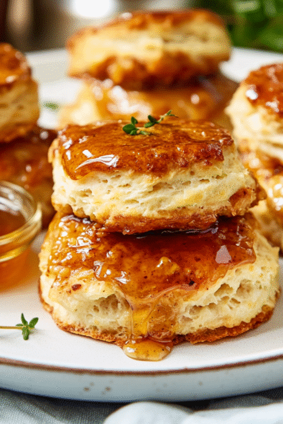 Hot Honey Chicken Biscuits