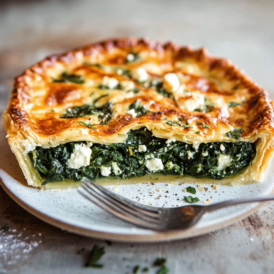 Keto Greek Spinach Pie