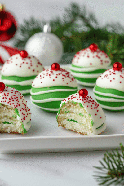 Little Debbie Christmas Tree Cake Truffles
