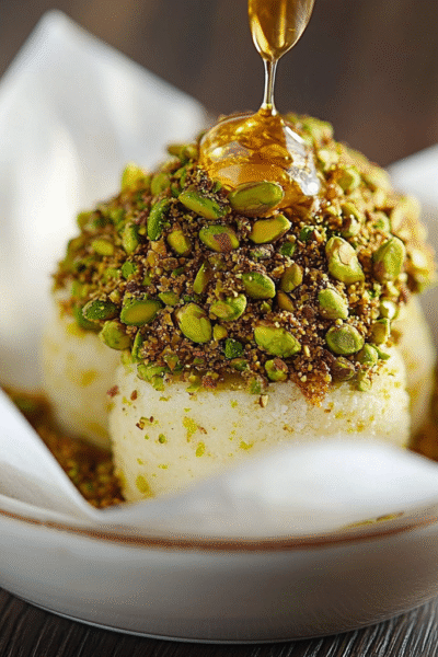 Mafroukeh aux pistaches