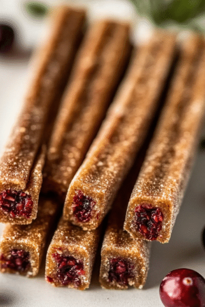 Make Healthy Apple Cranberry Dog Dental Sticks